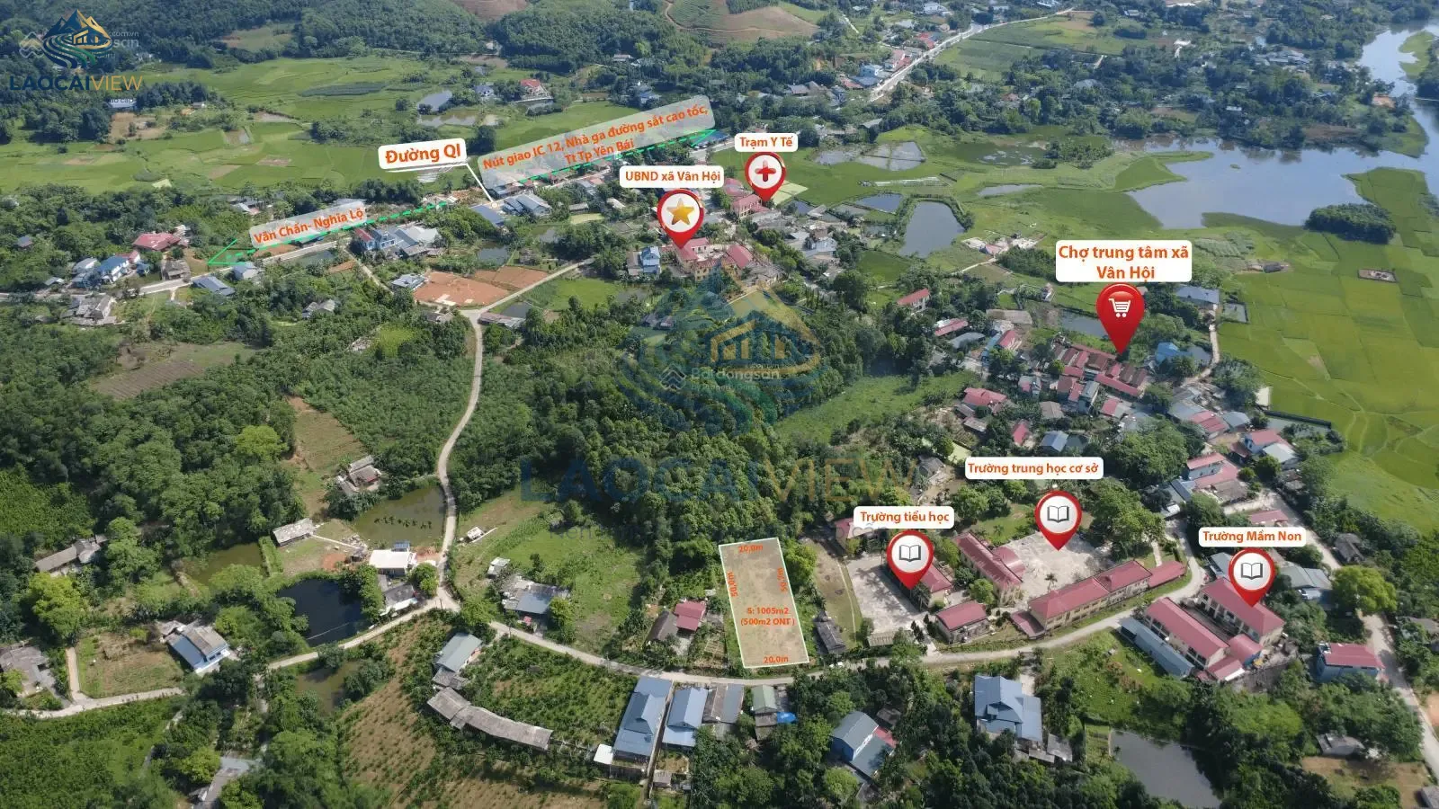 Hình ảnh bất động sản liên quan: Lô đất Vân Hội, Lào Cai – Giá chỉ 3.2 triệu/m², Diện tích 1,005m², Mặt tiền 20m, Sổ đỏ ngay