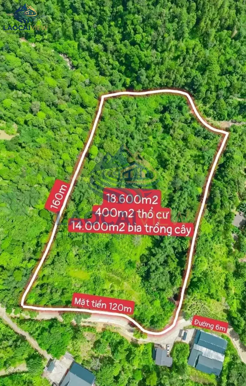 Hình ảnh bất động sản liên quan: Bán Đất 13.500 m², Mặt Tiền 120m, Giá 18 Tỷ - Lô Đất Siêu Hiếm Trung Tâm KDL Tả Phìn, Lào Cai