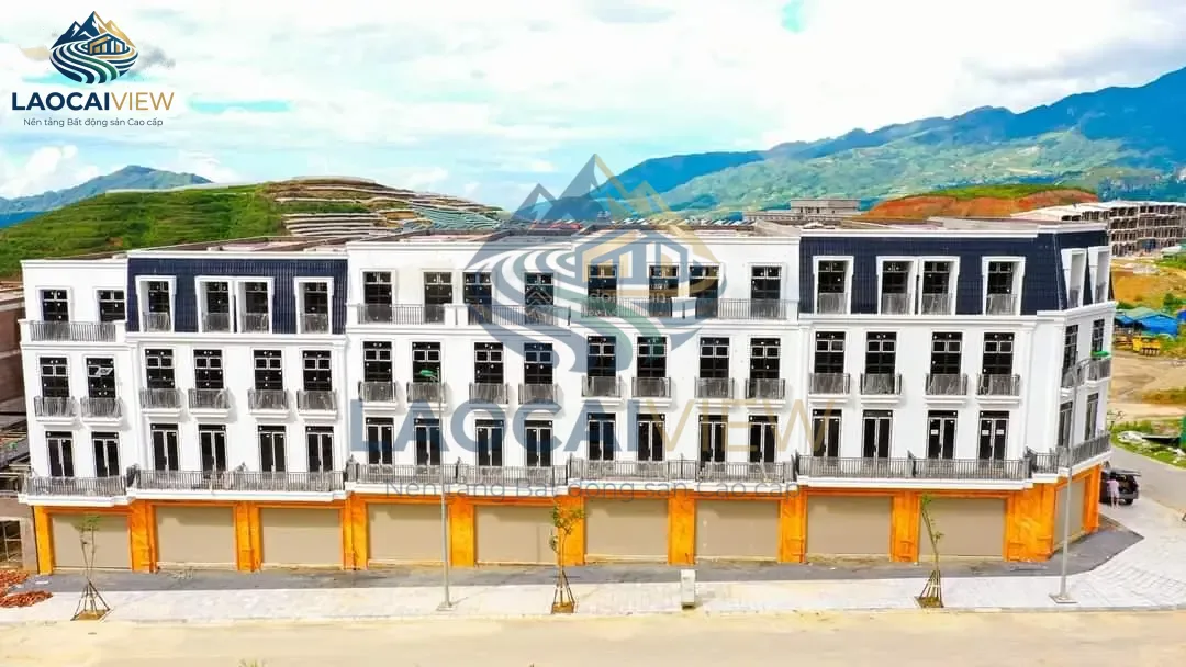 Căn liền kề 4 tầng, 100m², mặt tiền 5m, giá 5,9 tỷ - Độc quyền tại KĐT Tây Bắc, Sa Pa