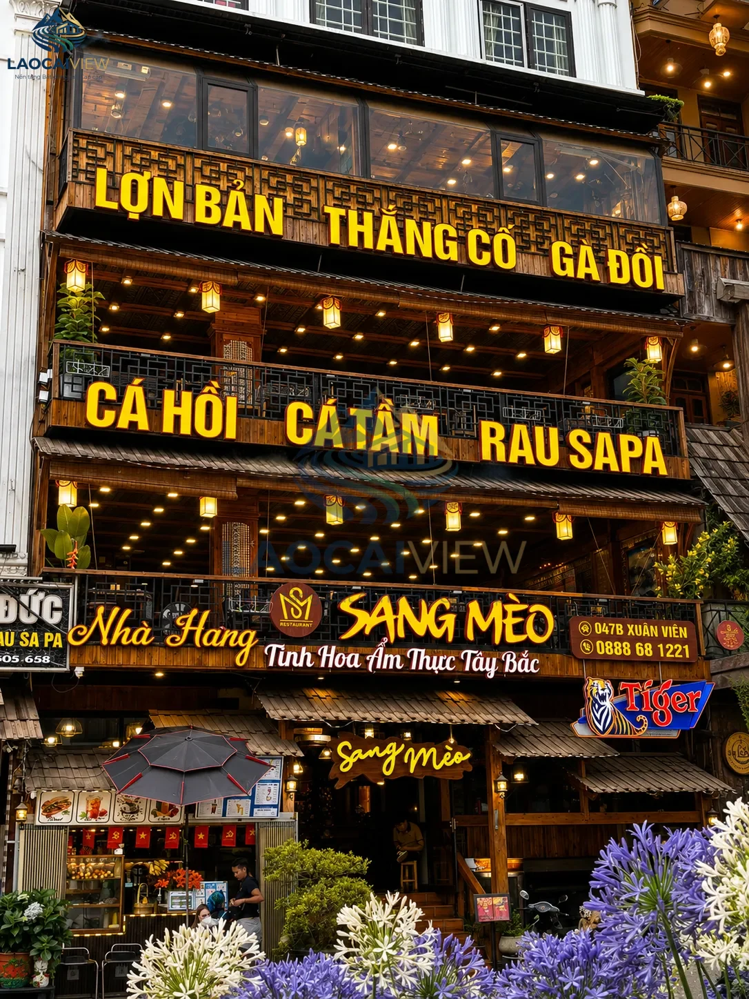 Nhà Hàng Sang Mèo Sapa