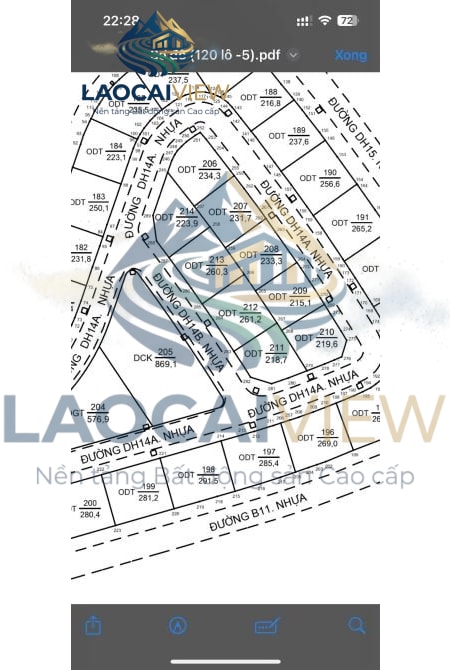 Hình ảnh bất động sản liên quan: Bán Đất Biệt Thự B9 Cam Đường Lào Cai 260m2 Mặt Tiền 10m Sổ Đỏ Sẵn