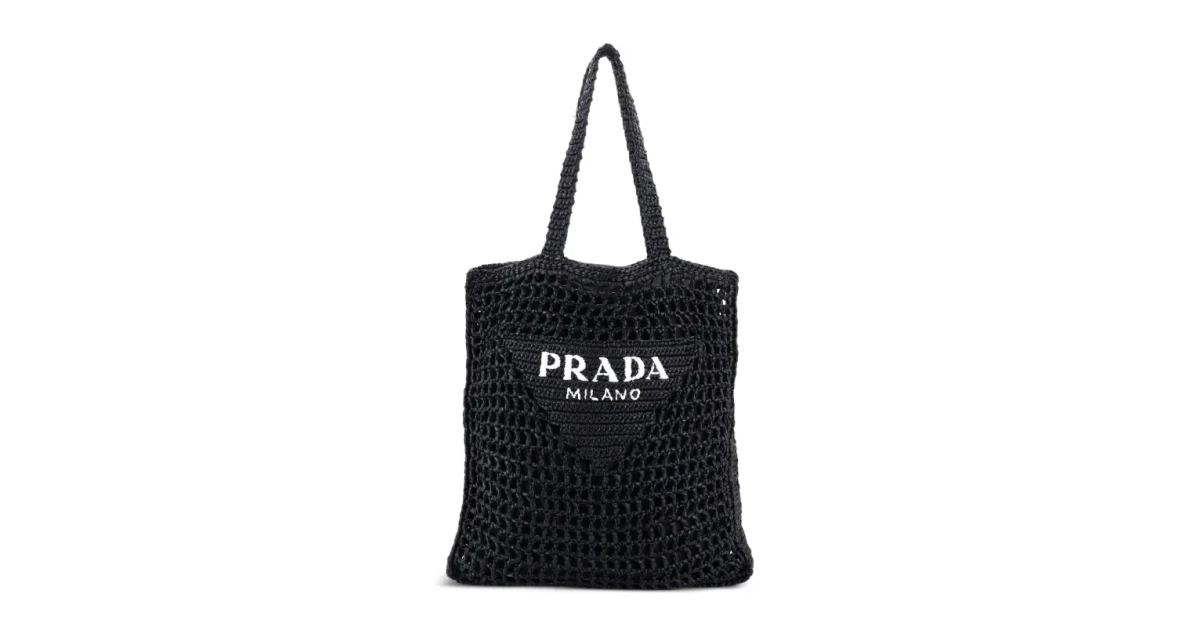 Prada Triangle Logo Open Tote Review