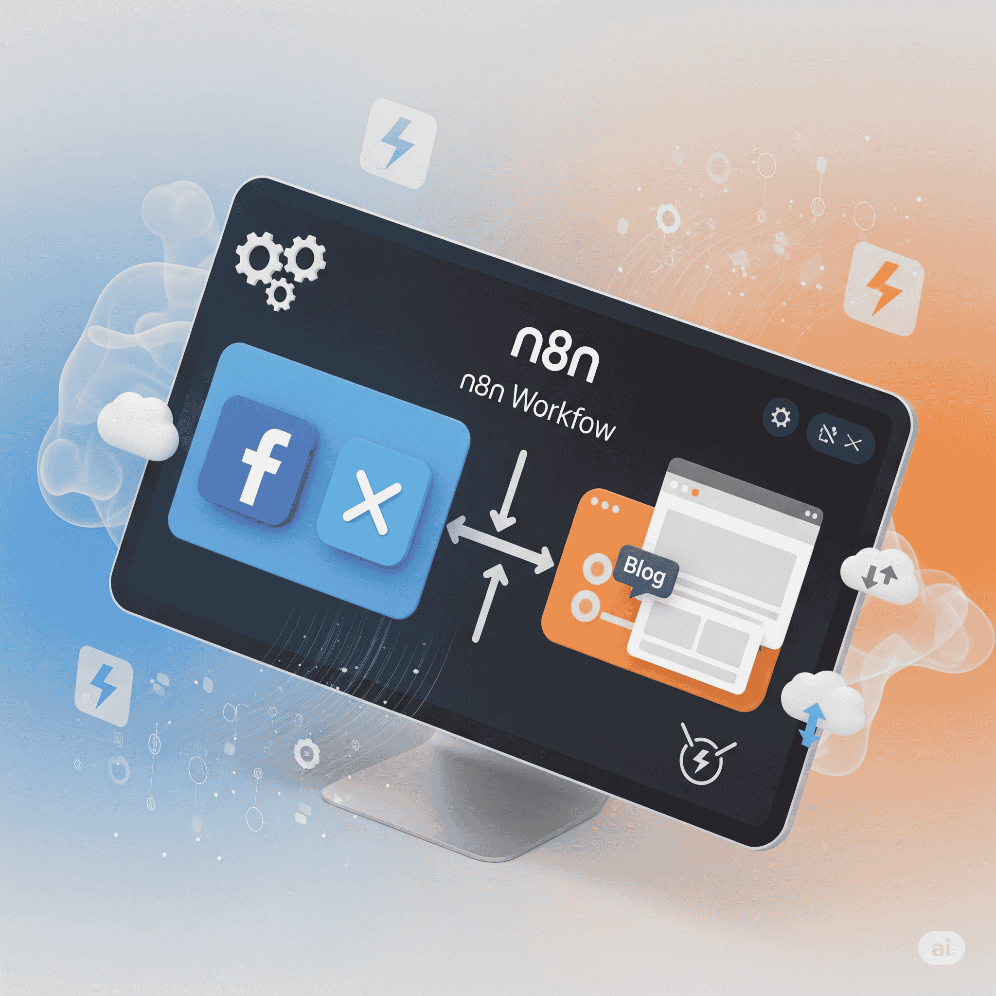 How to Set Up n8n and Automate Your Blog with Facebook and X Step by Step