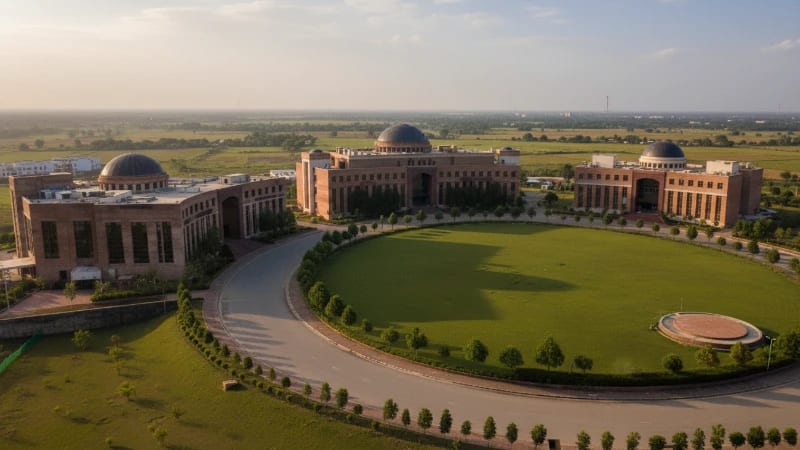 NUST university drone view
