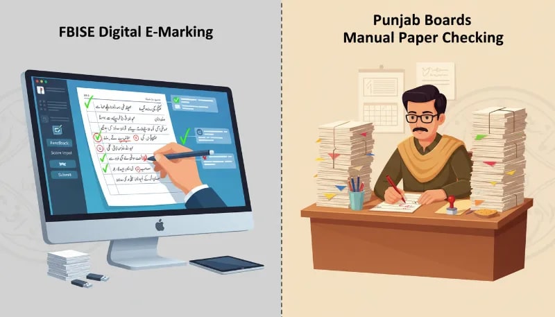 federal vs punjab board marking system
