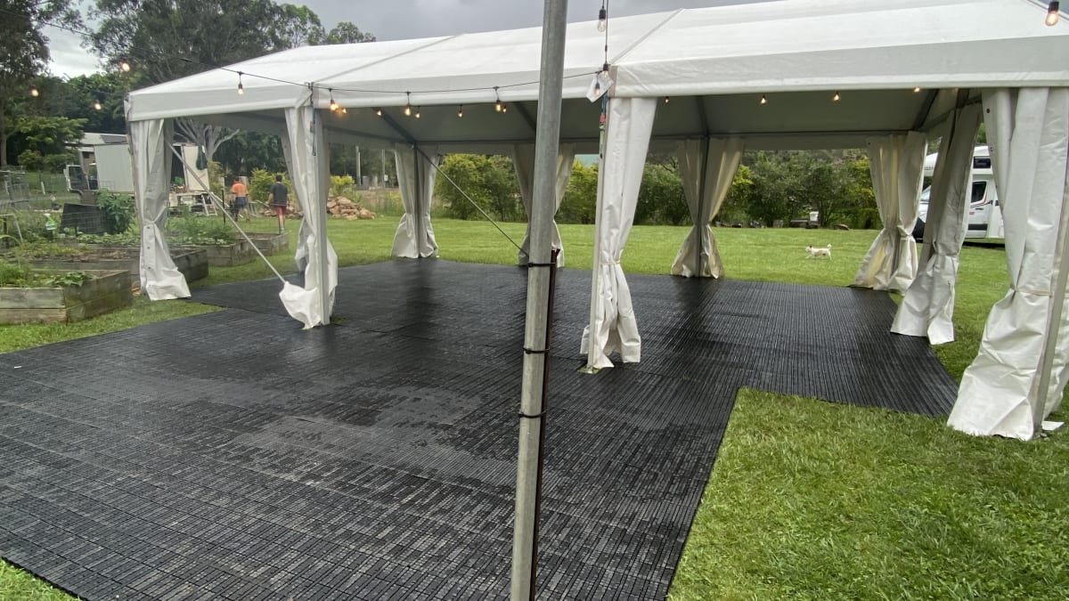 Clearspan 6m x 9m marquee Brisbane