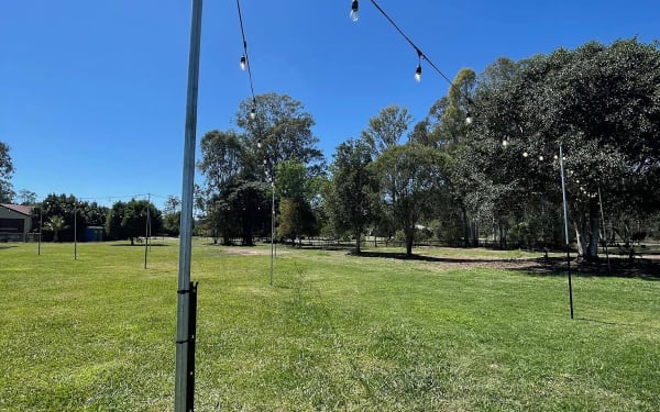3.2m Aluminium Pole + Star Picket Kit festoon pole hire Brisbane