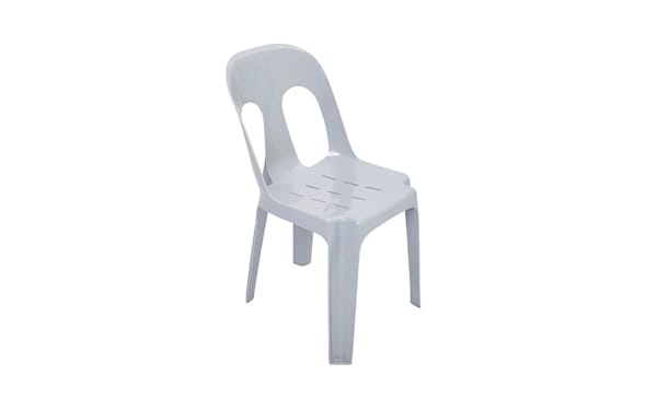 White Plastic Party Chair hire Brisbane