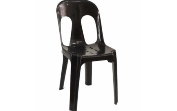 Pipee chair black hire Brisbane — commercial stacking event chair