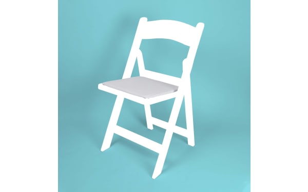 Americana Padded Chair (White) hire Brisbane