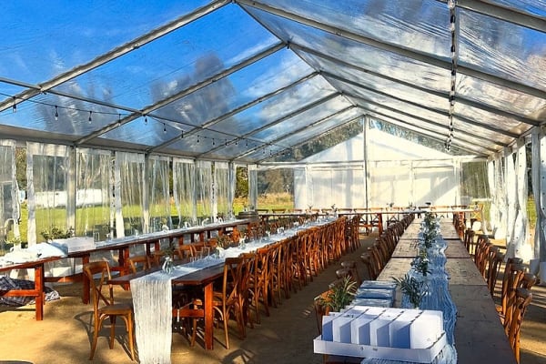 Clearspan marquee hire Brisbane