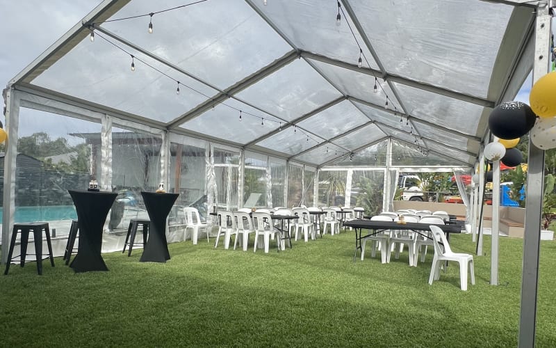 6m x 12m marquee hire Brisbane