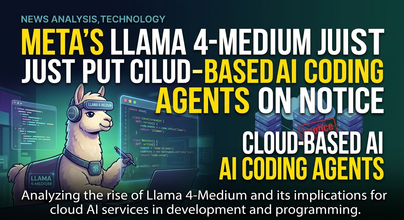 Llama 4-Medium Local AI Coding Just Put Cloud Agents on Notice