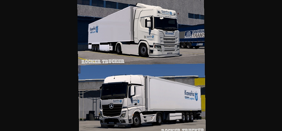 МОД Kronofrio Logistics Skin Pack v1.0 ДЛЯ EURO TRUCK SIMULATOR 2