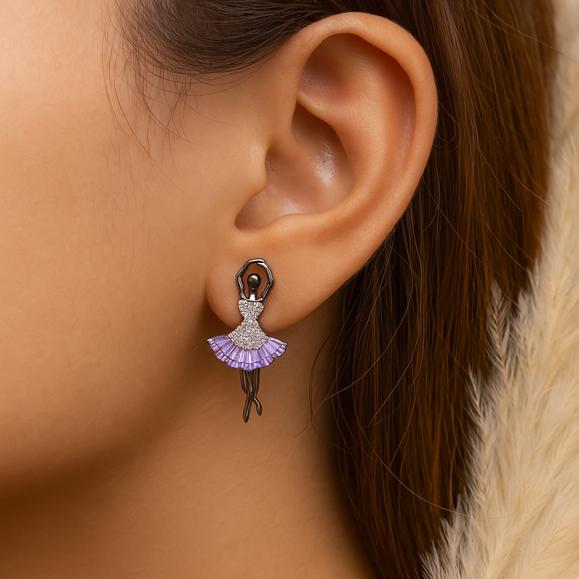 Ballerina Sparkle Earrings image 3