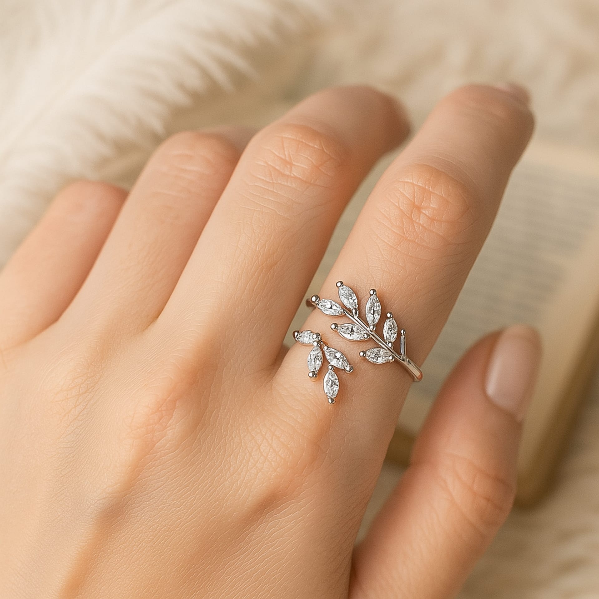 Silver Bloom Ring image 2
