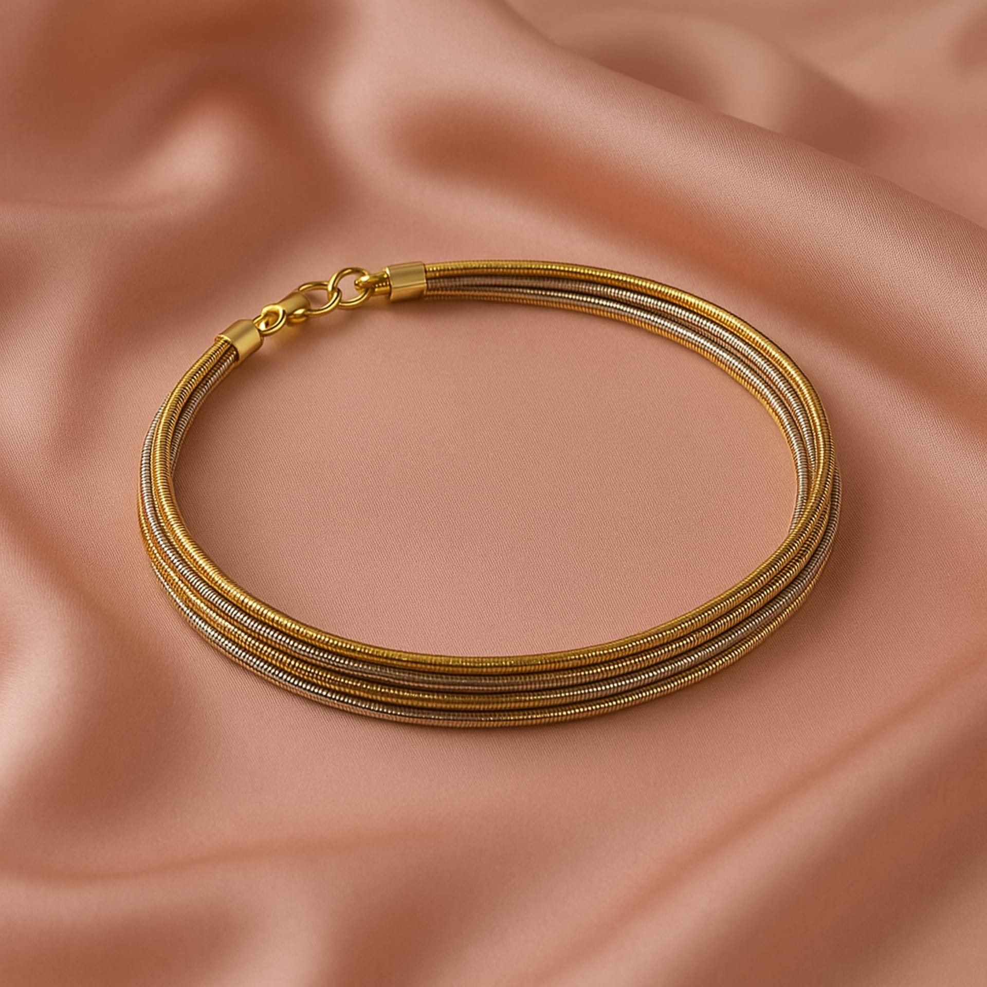 Tricolor Whisper Anklet image 2