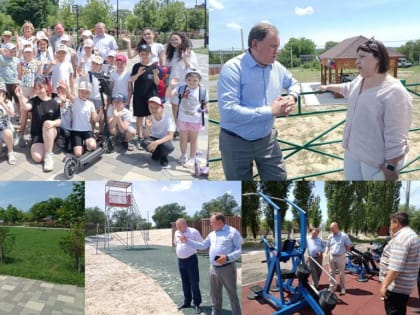 Депутат Госдумы Виктор Дерябкин побывал в Усть-Донецком