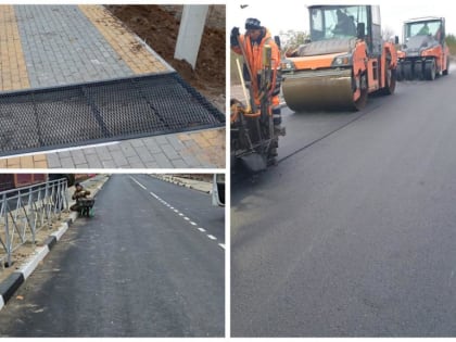 Завершение строительства дороги в хуторе Апаринский