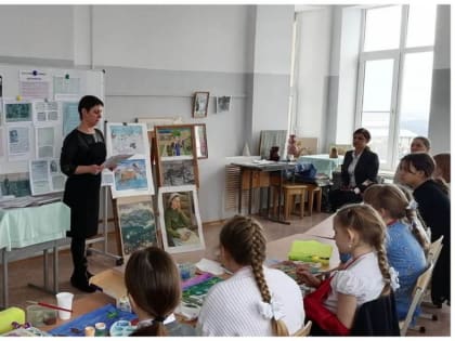 Урок памяти для учащихся школы искусств, посвященный 80-летию освобождения Ростовской области от оккупации