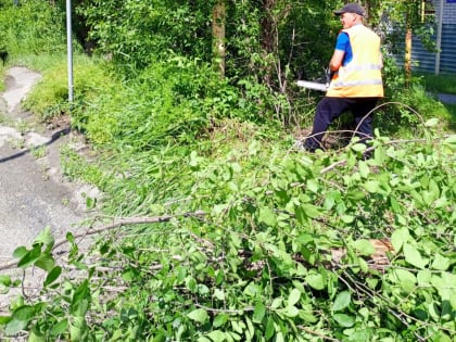 Расчищен подход к пешеходному переходу возле 4 школы