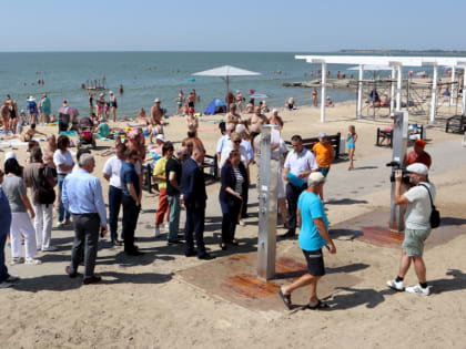 Депутаты гордумы объехали пляжи Таганрога в разгар купального сезона