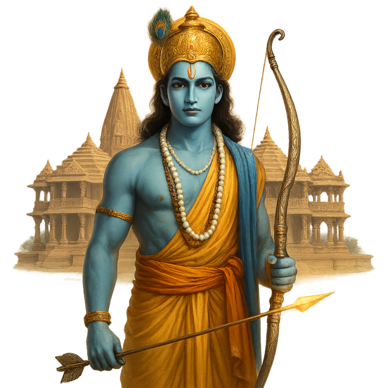 Ram Ji Ayodhya PNG Image – Connect with Ram Mandir’s Glory