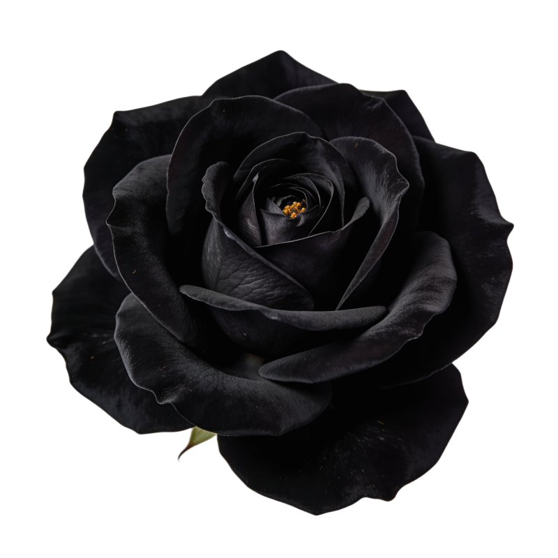 Black Rose Transparent PNG HD – Gothic Dark Free Download