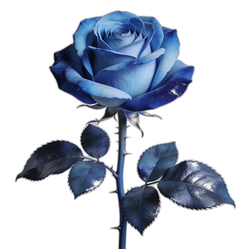 Rare Blue Rose PNG Transparent Free HD – Mystical Download