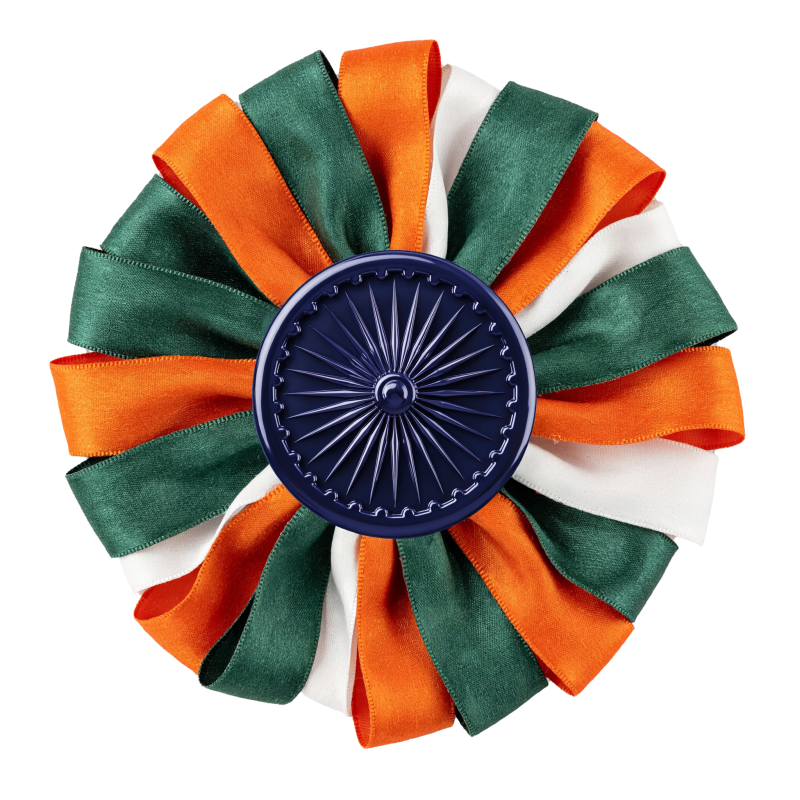 Tiranga Badge PNG Transparent Background HD – Free Patriotic Download 2026