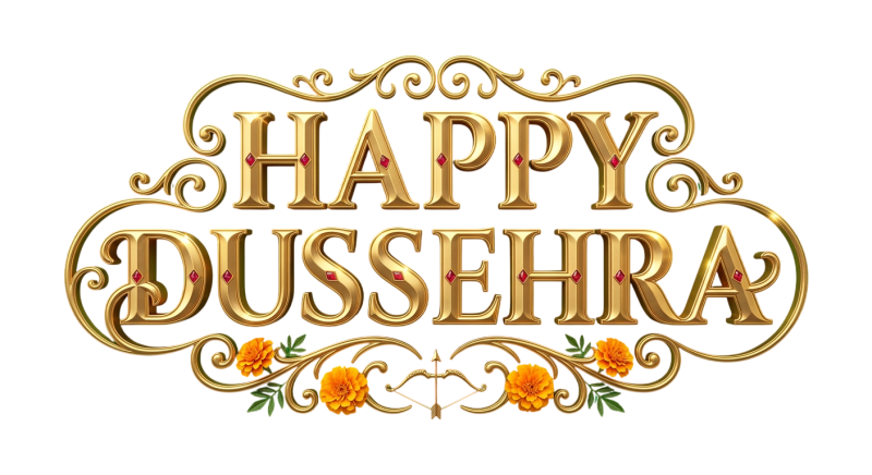 Happy Dussehra PNG Transparent Background | Free AI Generated Image