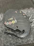Abraxos curled up in flower petals (small)