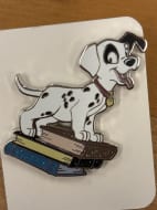 Patch on stack of books