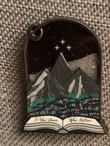 Snow globe effect over Velaris and three stars image