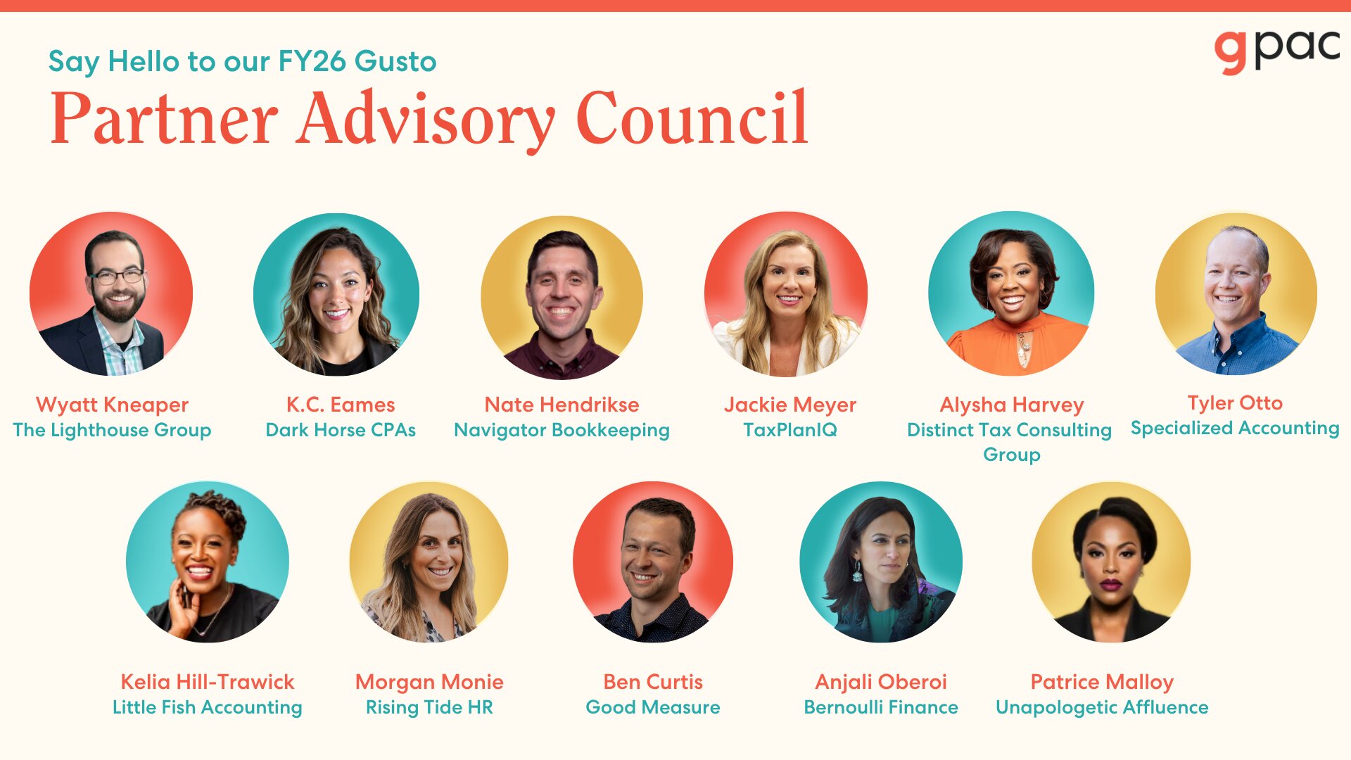 Shaping What’s Next in Accounting: Introducing the 2025–2027 GPAC Members
