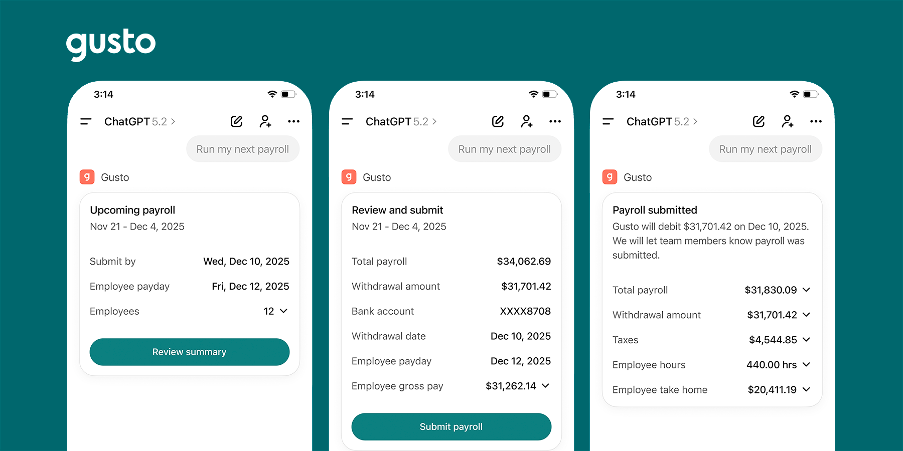 Gusto App Now Available in ChatGPT: A New Era of AI for Small Businesses