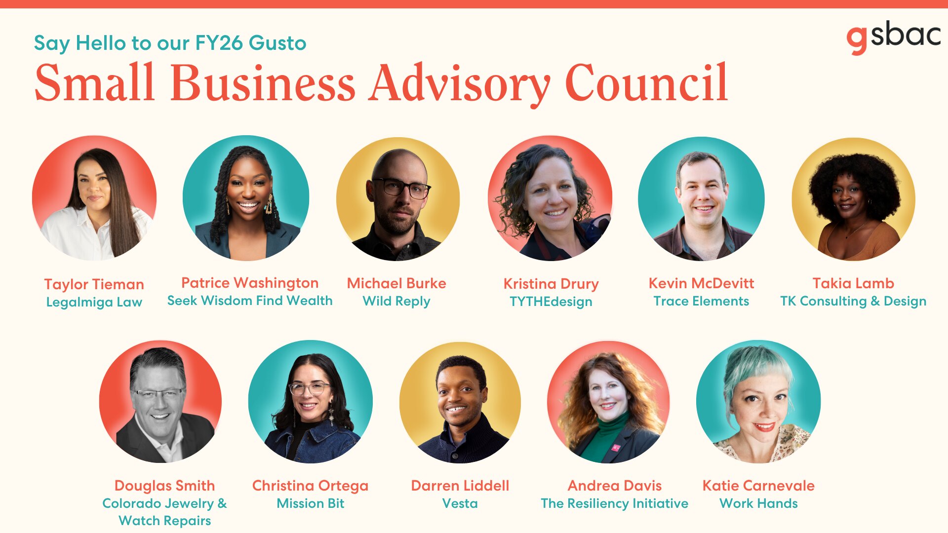 Meet Gusto’s First Small Business Advisory Council