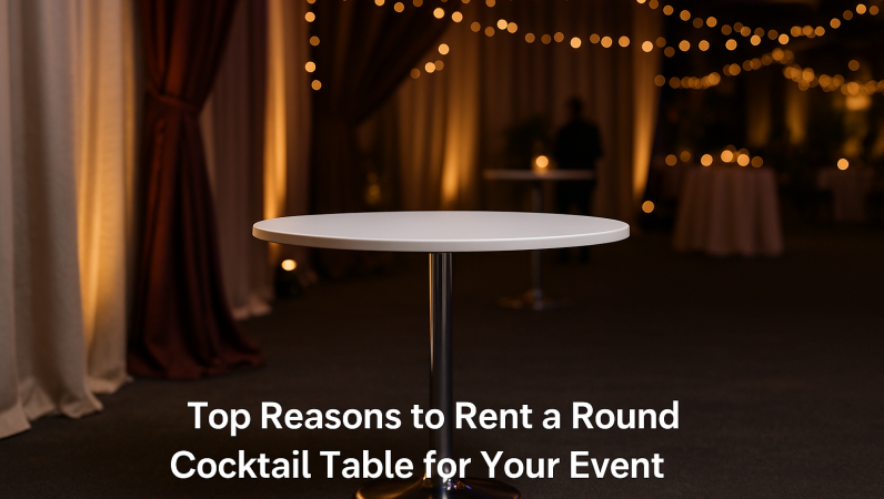 Top Reasons to Rent a Round Cocktail Table for Your Next Ev…