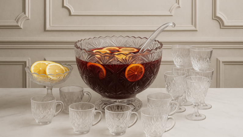 How to Set Up a Stunning Punch Bowl with Glass Rentals