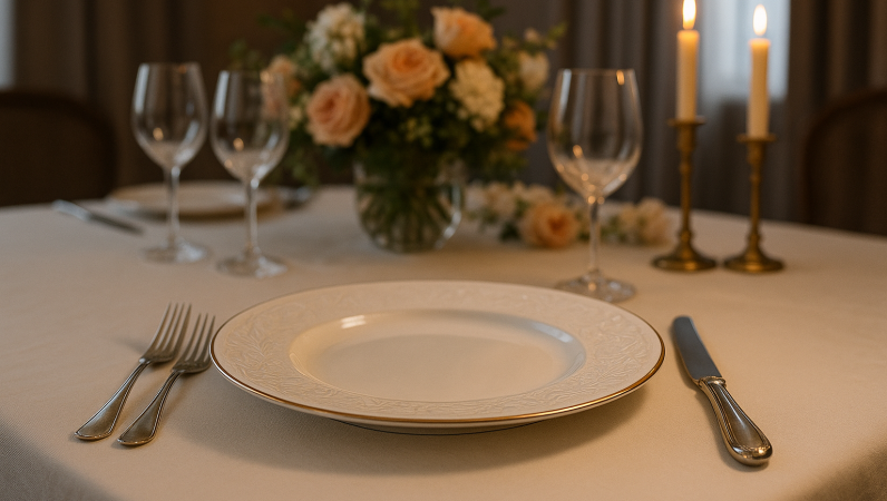 Why Rent a Sabina Plate for Your Orléans Dinner Party?
