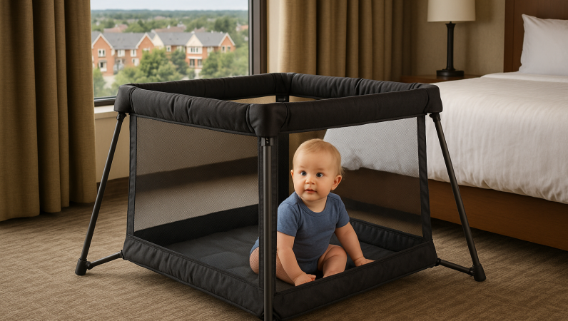 Benefits of Renting a Foldable Baby Playpen During Travel i…