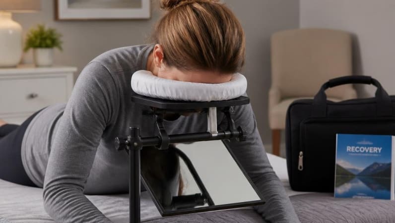 Vitrectomy Recovery Positioning Tips Using a Face-Down Mirr…