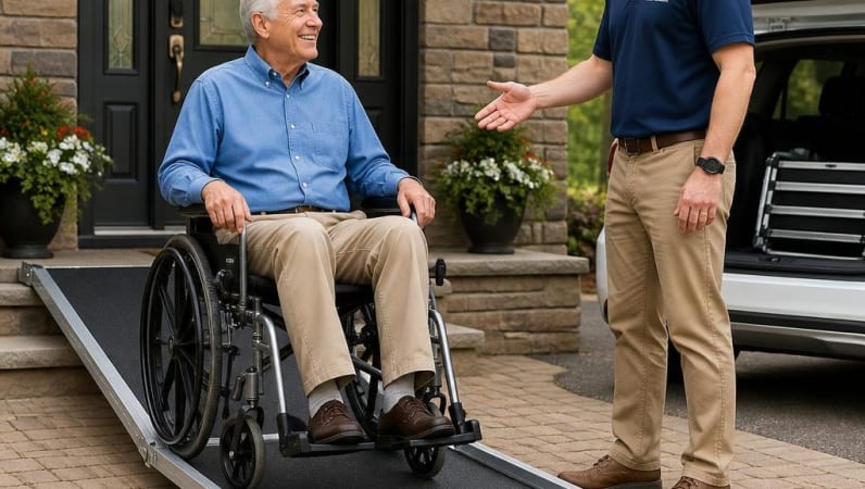 How to Rent a Portable Wheelchair Entry Ramp in Kemptville