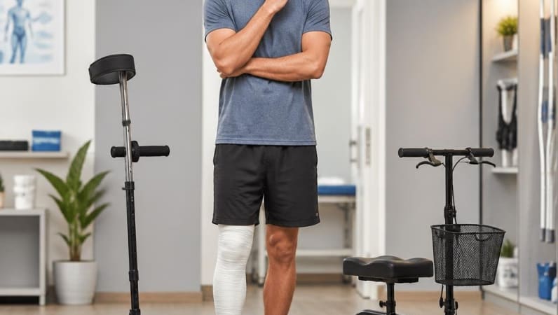 iWALK Knee Crutch vs Knee Scooter: Which Rental Fits Recove…