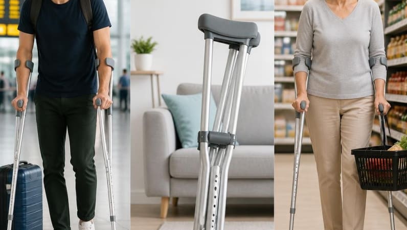 Foldable Crutches Rental Guide for Travel, Recovery, and Da…