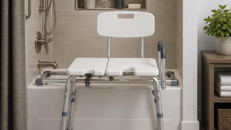 How to Rent a Sliding Transfer Bench Shower Chair in Kanata