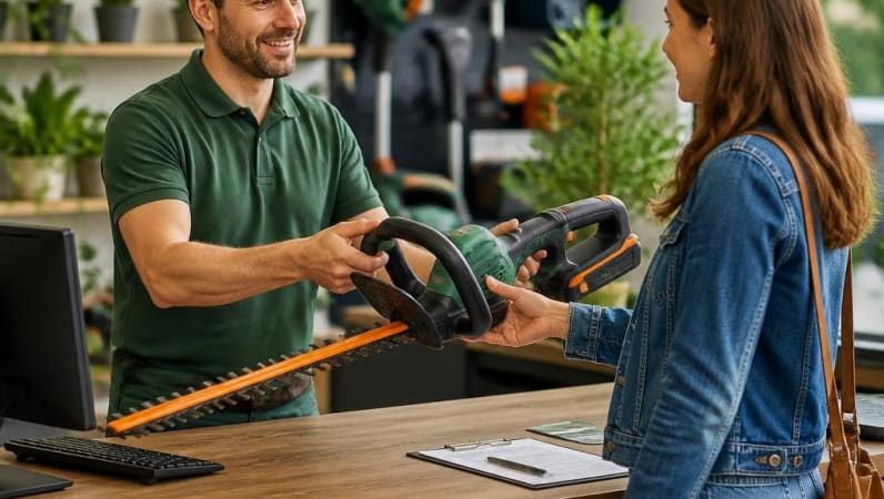 How to Rent a Cordless Hedge Trimmer in Orléans