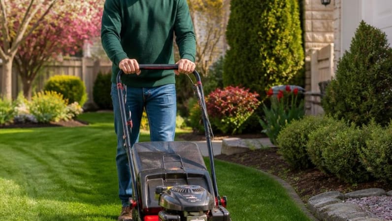 Spring Lawn Care Tips Using a Push Mower in Orléans