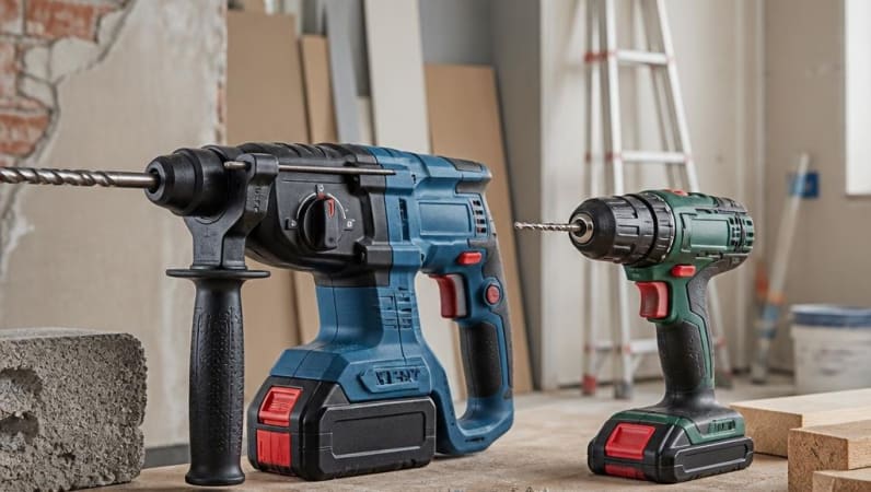 Cordless SDS Hammer Drill vs Regular Drill for Home Renovat…