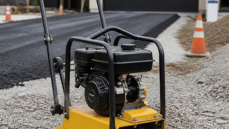 Electric Plate Compactor Rental Guide for Driveway Repairs …